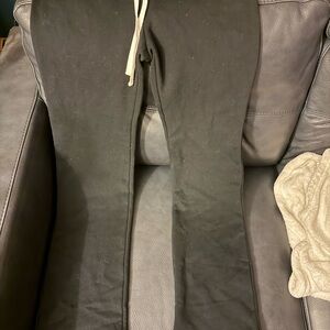Hollister Black Joggers with White Logo